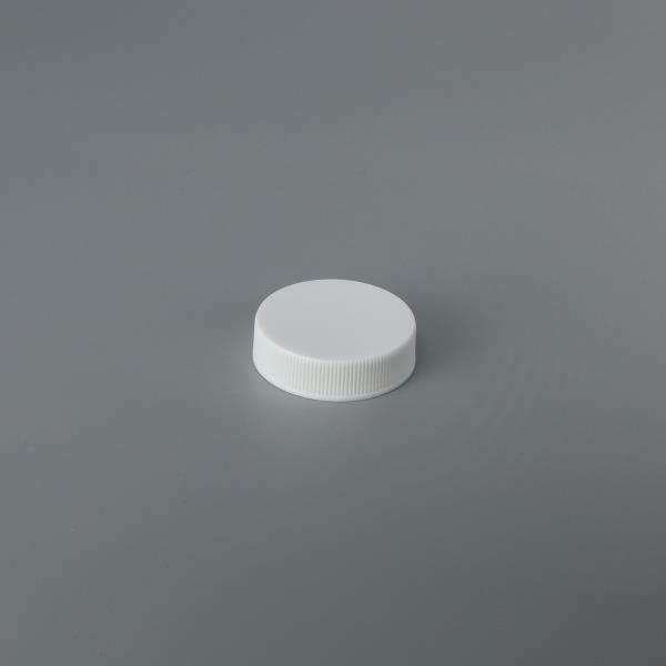 Threaded Plastic Closure RX038 (matte top; ribbed side; non-stacking) - 38mm