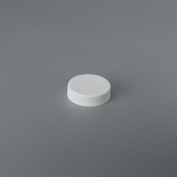 Threaded Plastic Closure RX038 (matte top; ribbed side; non-stacking) - 38mm