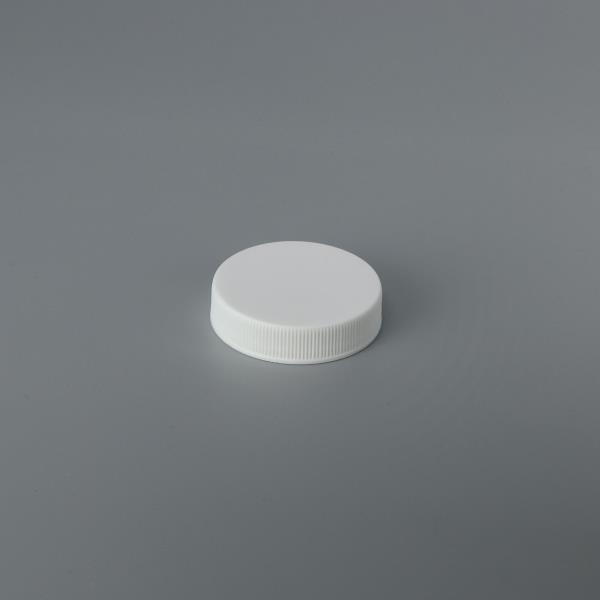 Threaded Plastic Closure RX045 (matte top; ribbed side; non-stacking) - 45mm