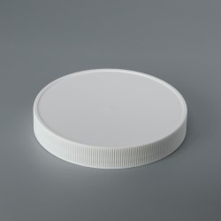Plastic Closure RM110 (matte top; ribbed side; stacking) 110mm