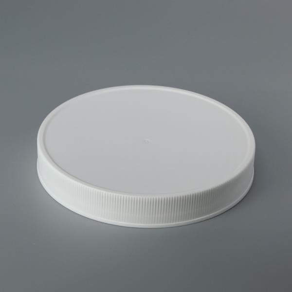 Plastic Closure RM120 (matte top; ribbed side; stacking) 120mm