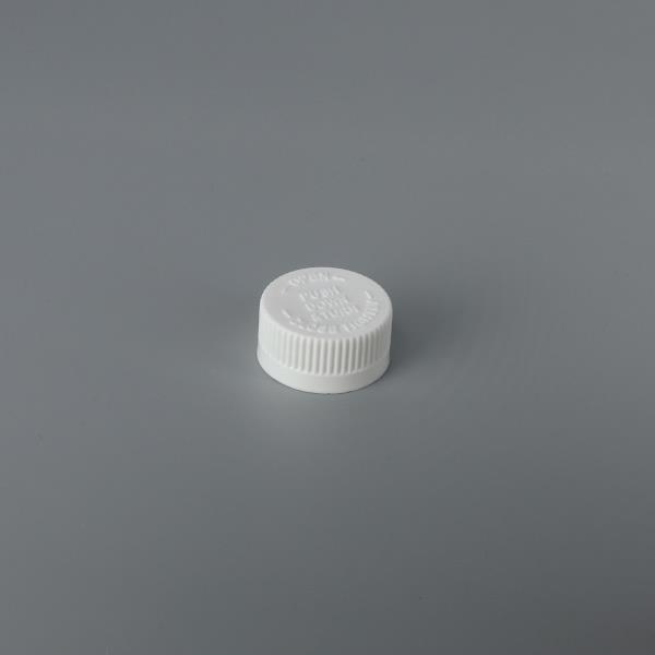 Embossed 28mm Child-resistant Push Down and Turn Closure - PD028