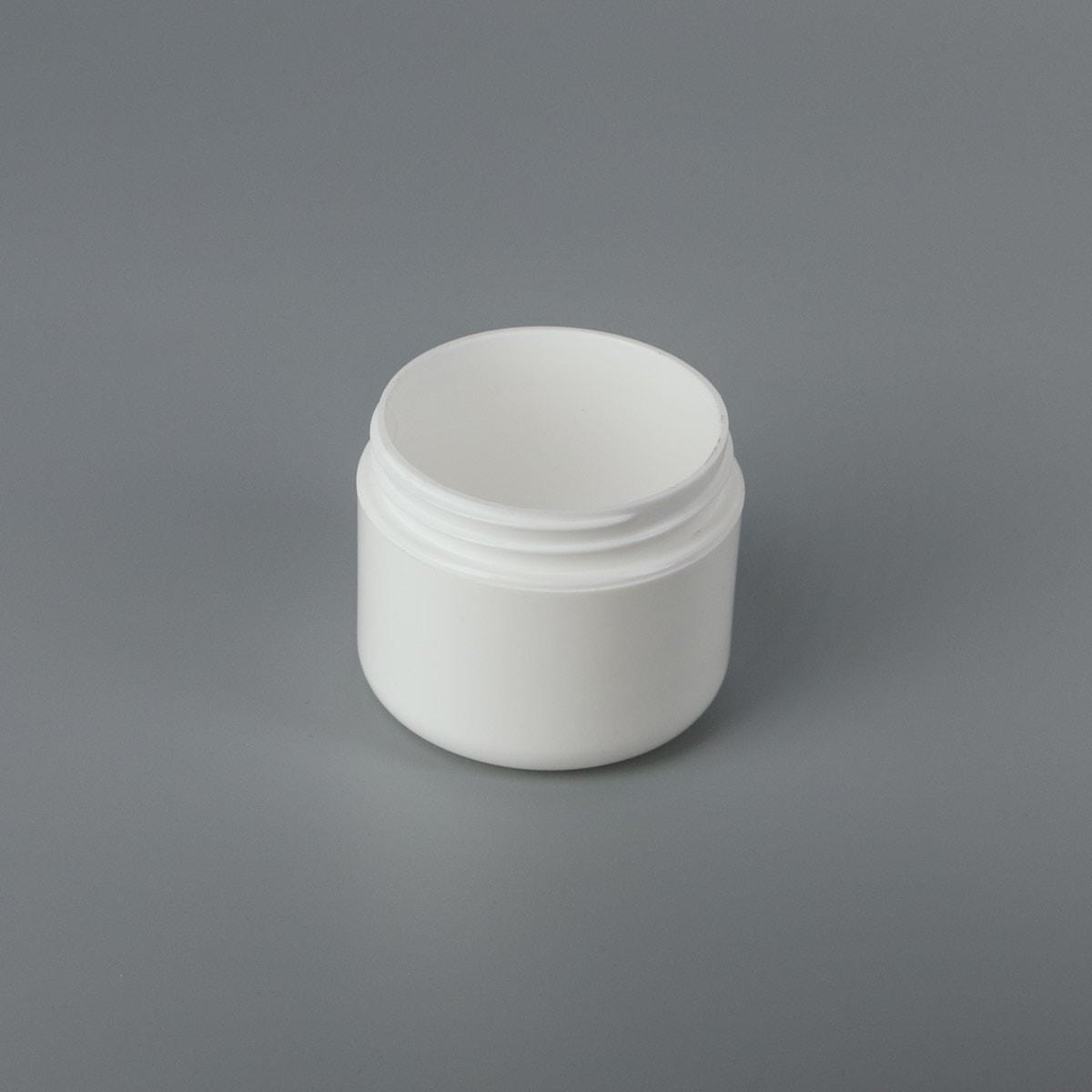 58mm Two Ounce Plastic Double Wall Round Jar 032058DR