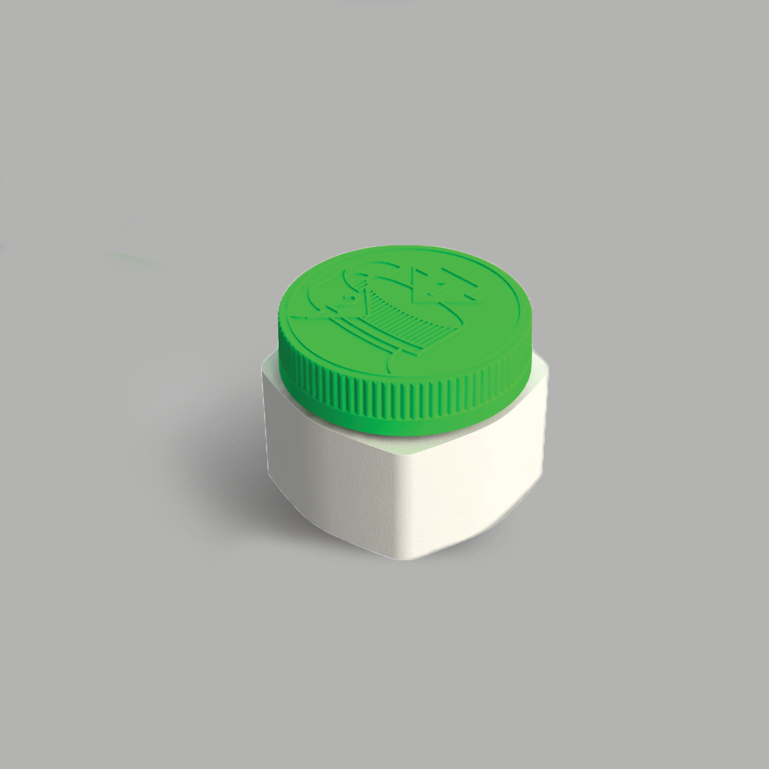 63 mm 3 oz. Open Bottom Cube Jar 3-63OBC