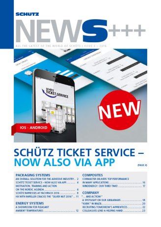 SCHÜTZ News Issue 3 2016