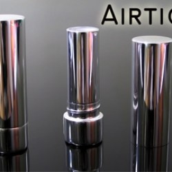 Airtight aluminium lipstick containers