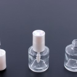 Mini glass bottle for lip glosses