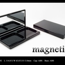 Pressed powder compact magnetic closure