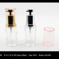 Lotion pump glass bottle FT-CB0685