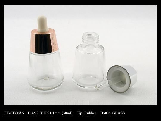 Dropper & glass bottle FT-CB0686