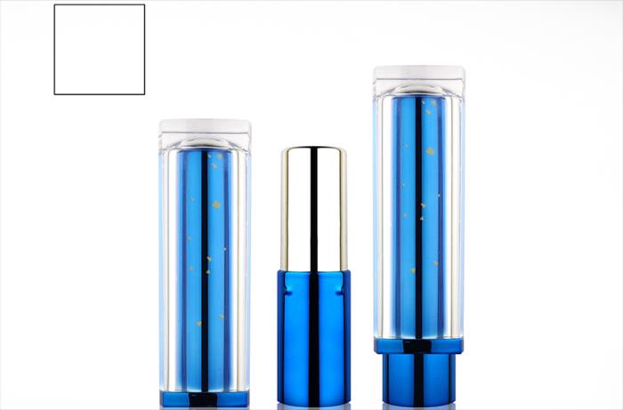 Lipstick packaging with clear closure