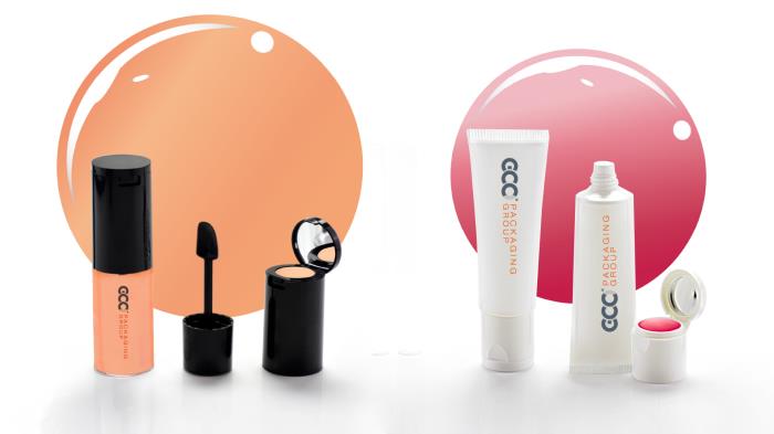 Cosmetic Packaging with Flip-Top Cap
