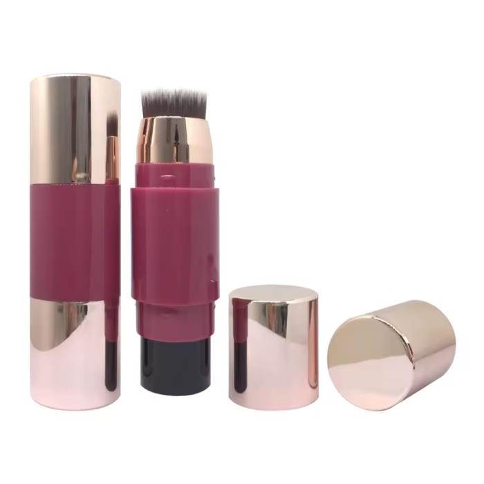 Luxurious-looking foundation stick with brush