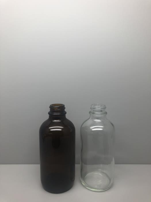 Boston Round Glass Bottle - 18mm - 1/2oz