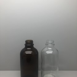 Boston Round Glass Bottle - 18mm - 1/2oz