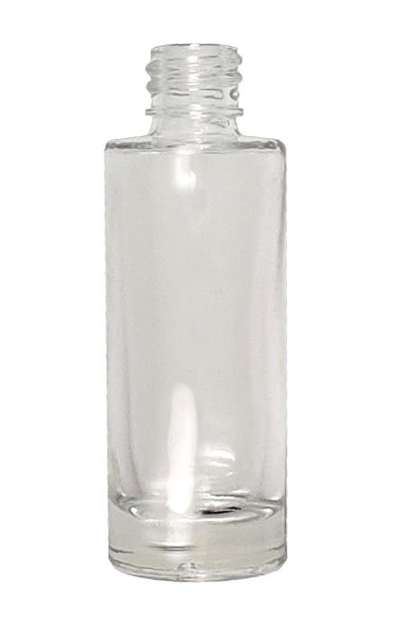 Tall Round Glass Bottle: 18mm - 1oz