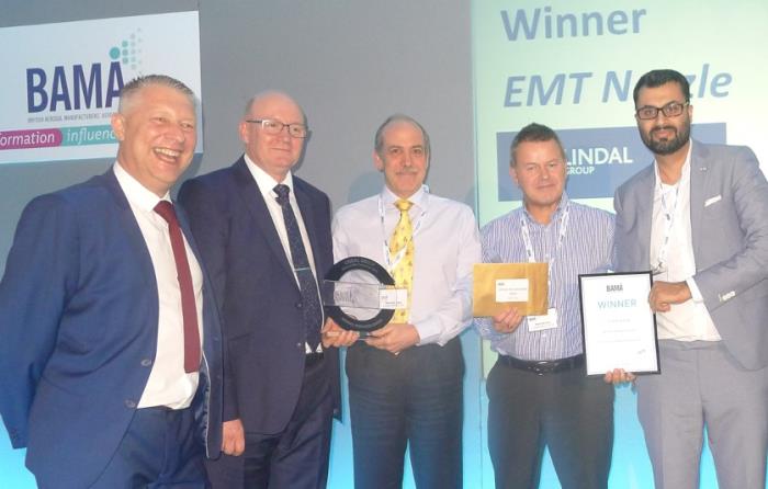 Lindal Group scoops packaging design award at BAMA Forum