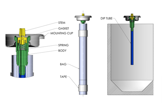 Summits Bag-On Valves are versatile and easy to ship
