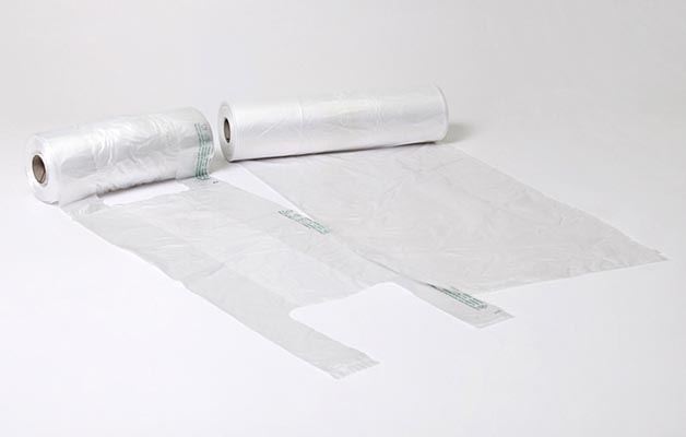 T-Shirt bags on roll  - Biodegradable and compostable