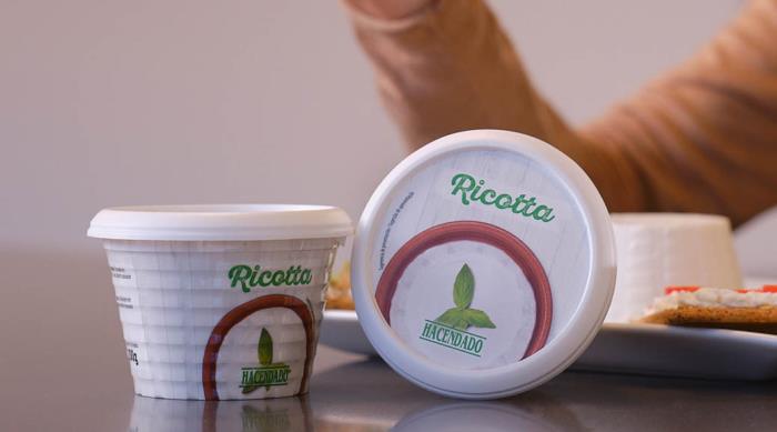 Flexipack 245. New packaging for Central Quesera Montesinos ricotta