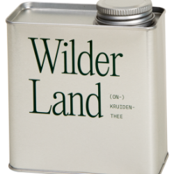 Tea tin for Wilder Land reflects conscious work practices