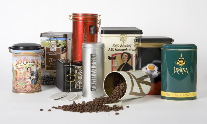 Coffee tins