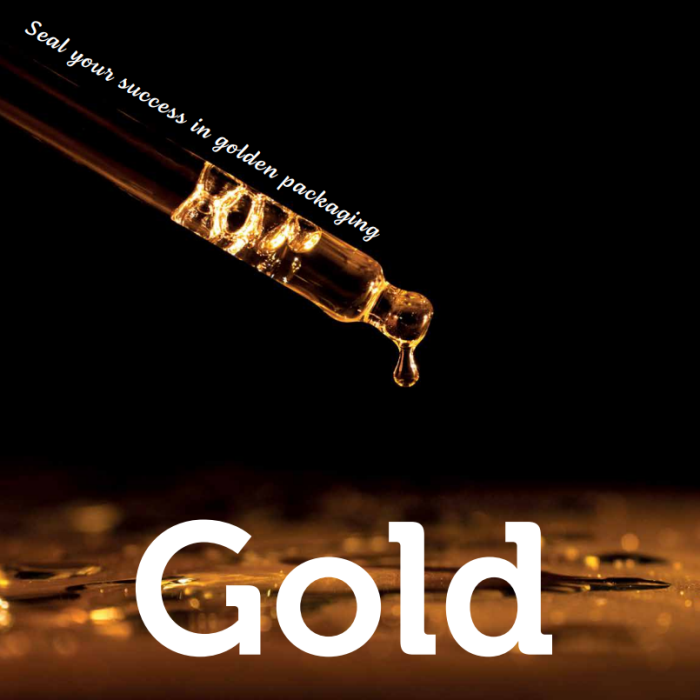 Gold Color Tins