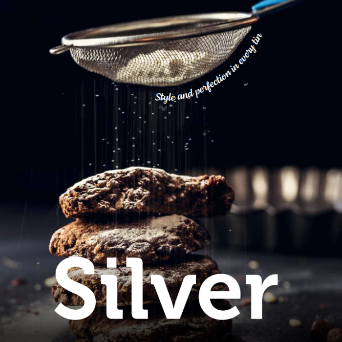 Silver Color Tins