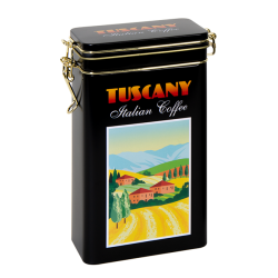 500 g rectangular coffee tin with clip closure