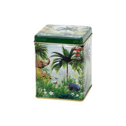 100 g square tin with slip lid