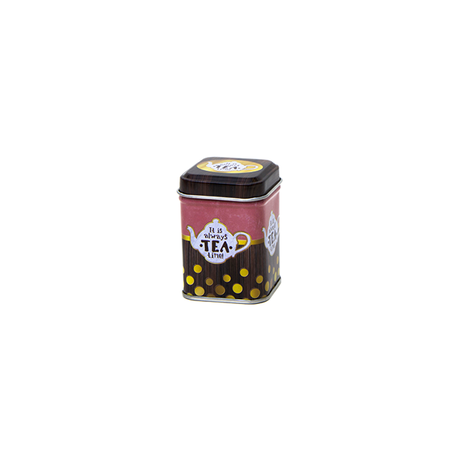 Square tin 25 g with slip lid