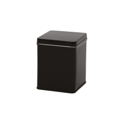 Square tin 100 g with hinged lid