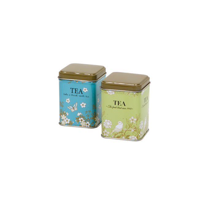 25 g square tin with slip lid (assorted)