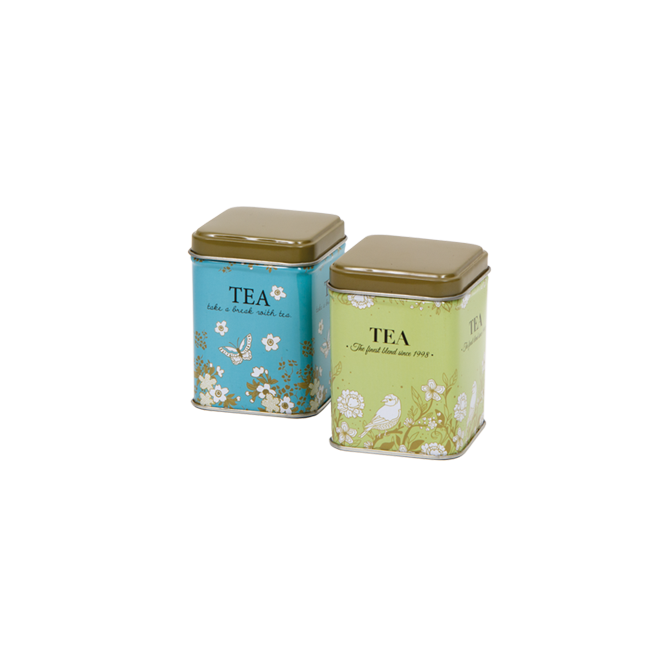 25 g square tin with slip lid (assorted)