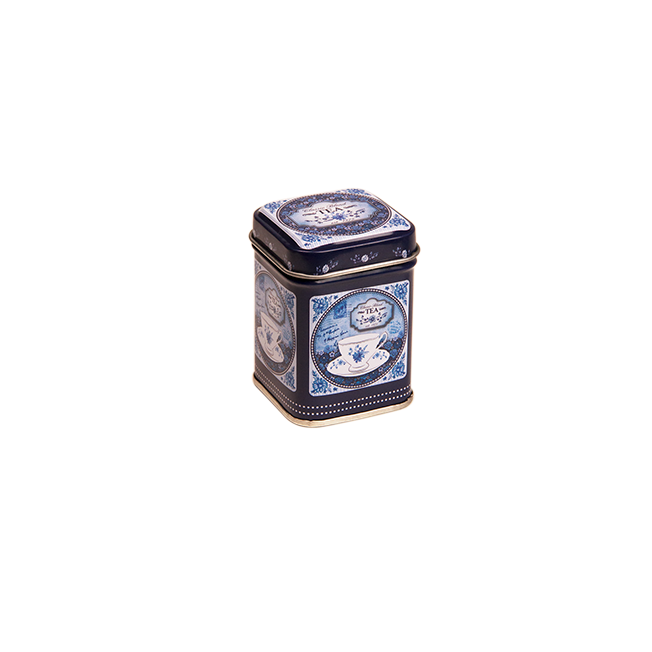 Square tin 25 g with slip lid