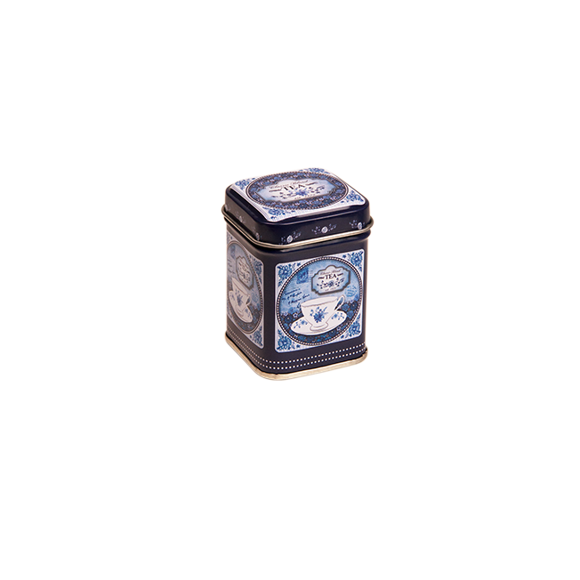 Square tin 25 g with slip lid