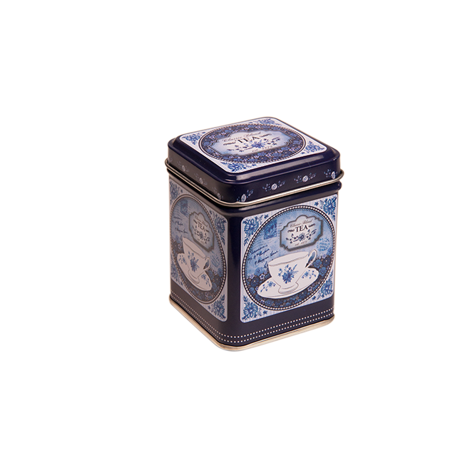 Square tin 50 g with sliplid