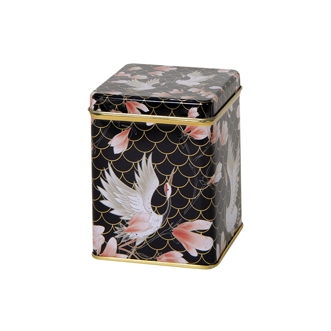 100 g square tin with slip lid
