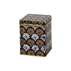 100 g square tin with slip lid