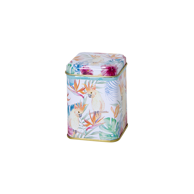 50 g square tin with slip lid