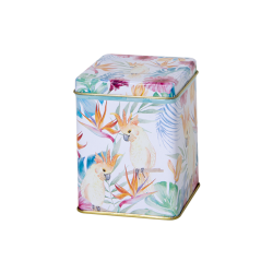 100 g square tin with slip lid