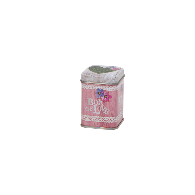 25 g square tin with slip lid