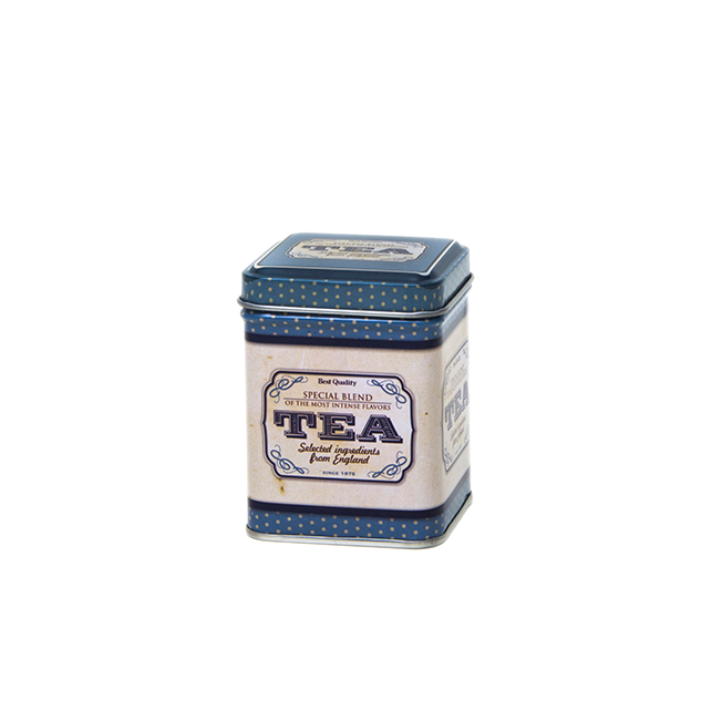 Square tin 50 g with slip lid
