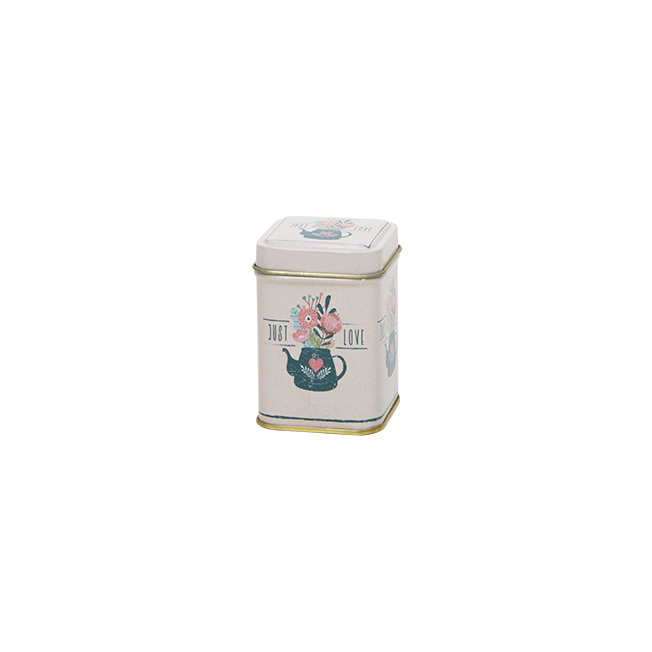 25 g square tin with slip lid