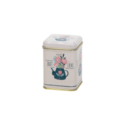 50 g square tin with slip lid