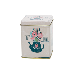 100 g square tin with slip lid