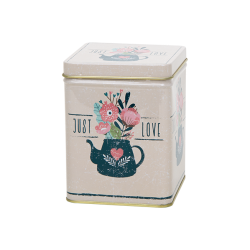 200 g square tin with slip lid