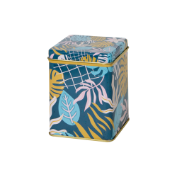 100 g square tin with slip lid
