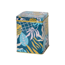 200 g square tin with slip lid
