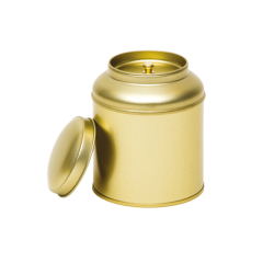 Round Tin With Domed Lid And Inner Lid